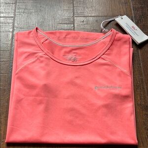 Vineyard Vines Kids Coral Short Sleeve Tee